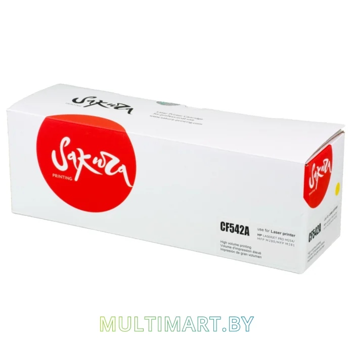 Картридж Sakura Printing SACF542A (аналог HP CF542A)